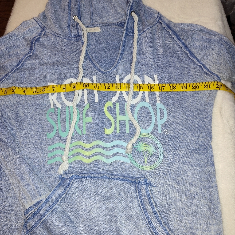 Ron Jon Blue Hooded Sweatshirt - Picture 4 of 11